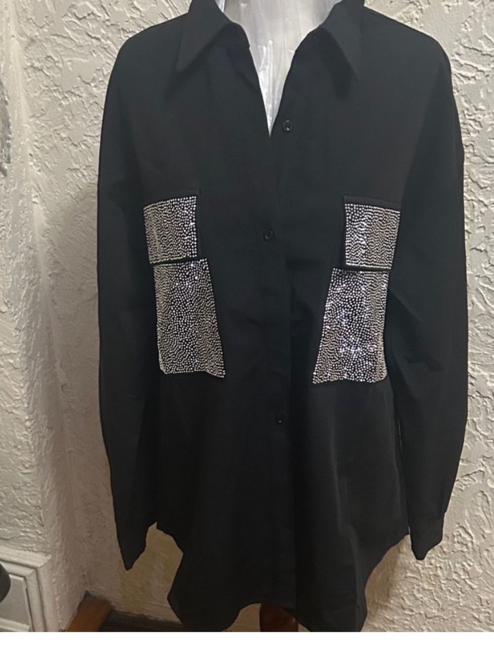 Strut & bolt blackShirt with Silver Accents size medium - Picture 1 of 5